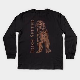 Irish Setter Dog Kids Long Sleeve T-Shirt